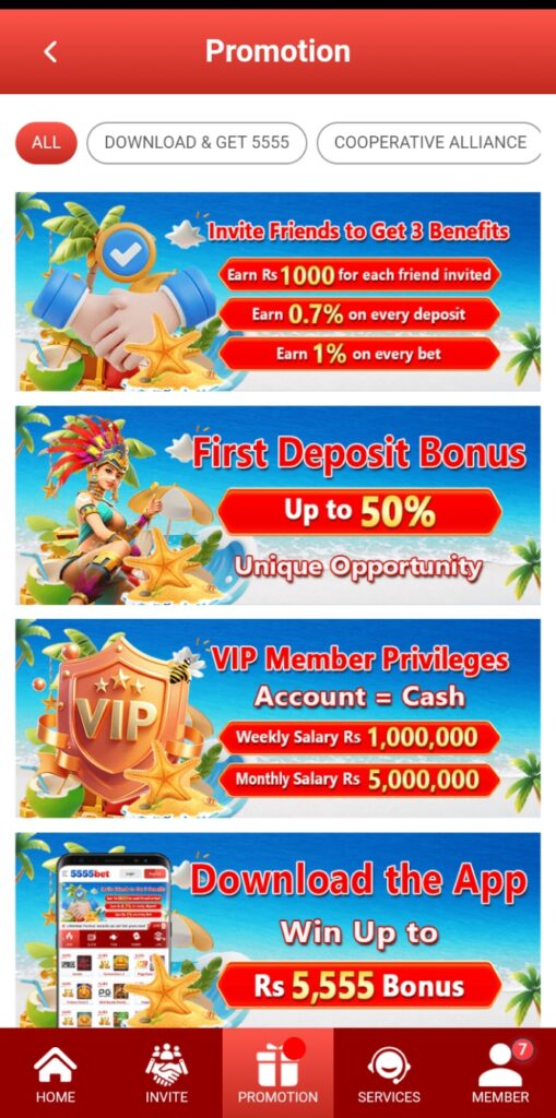 5555BET Game